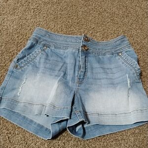Versona Light Blue Jean Shorts